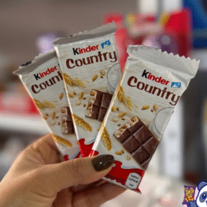 Kinder Country – Barra de chocolate con cereales 23,5 g