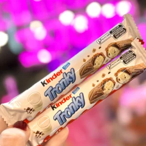 Kinder Tronky – Barquillo relleno con crema de avellanas y leche